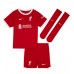 Maglie da calcio Liverpool Virgil van Dijk #4 Prima Maglia Bambino 2023-24 Manica Corta (+ Pantaloni corti)